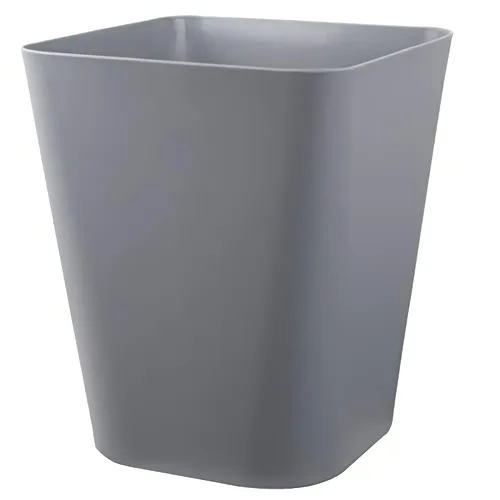 Miniatura 2 de Heagoale Basurero de plástico pequeño para baño, cesta cuadrada de basura para baño, oficina, dormitorio, oficina en casa, debajo del escritorio
