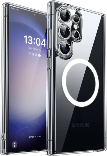 Miniatura 8 de CANSHN Funda diseñada para Samsung Galaxy A16-5G [protección completa de la cámara] [compatible con Magsafe] funda protectora trasera translúcida