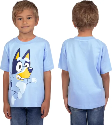 Miniatura 11 de Bluey Paquete de 3 camisetas para niños para verano, paquete de 3 camisetas de algodón para niños