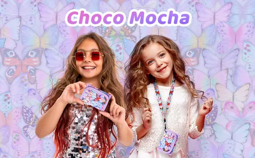 Miniatura 3 de Choco Mocha Carteras infantiles para niñas Mariposa colorida