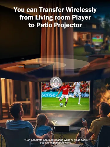 Miniatura 3 de Lemorele Kit de transmisor y receptor HDMI inalámbrico, extensor HDMI inalámbrico portátil, rango de 164 pies, 1080P Full HD, para transmisión