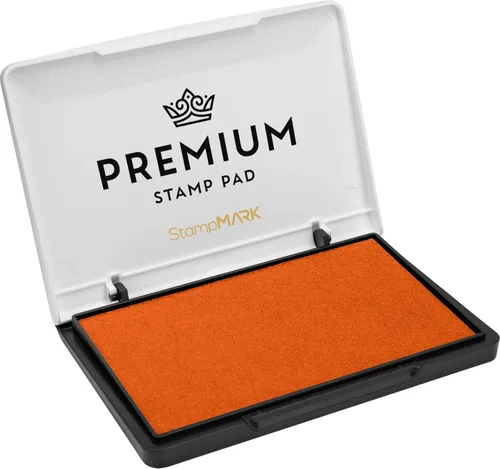 Miniatura 20 de StampMark Almohadilla de sello prémium tamaño mediano 3 x 4 pulgadas – para sellos de goma tradicionales – Almohadilla de fieltro color rosa