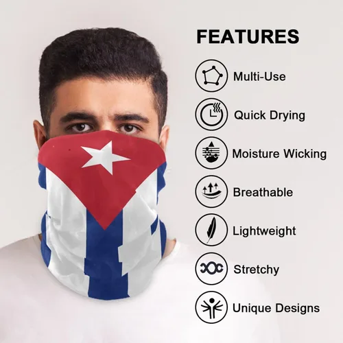 Miniatura 5 de UWSG Bandanas de moda para la cabeza, sin costuras, polaina para el cuello, pasamontañas