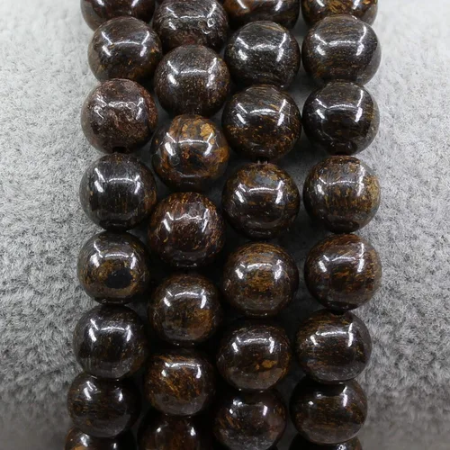 Miniatura 107 de Amandastone Pulsera elástica de cuentas redondas de 0.315 in con piedras preciosas naturales de 7 pulgadas