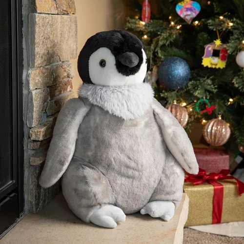 Miniatura 5 de The Petting Zoo Peluche de pingüino de pollito, regalos para niños, animales marinos Wild Onez, juguete de peluche jumbo de pingüino de 19 pulgadas