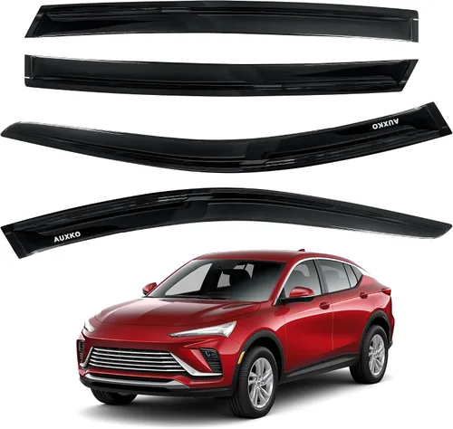 Miniatura 16 de AUXKO Protector de lluvia de ventana para Honda HRV 2023 2024 2025 2026 exterior con cinta adhesiva inastillable, protector de humo solar, visera