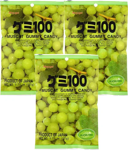 Miniatura 27 de Kasugai Fruit Assort - Caramelos de gomitas de 3.59 onzas (paquete de 3)