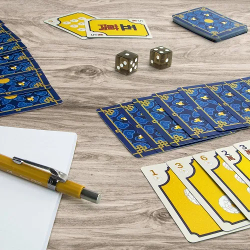 Miniatura 5 de Juego de cartas American Mahjong Juego clásico de azulejos chinos en forma de naipes Baraja de 156 cartas para juego chino y occidental