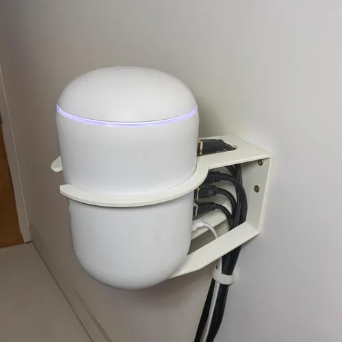 Miniatura 6 de Soporte de montaje en pared personalizado para máquina UniFi Dream y enrutador UniFi Dream Router, asegurando seguridad y estabilidad - 1 unidad