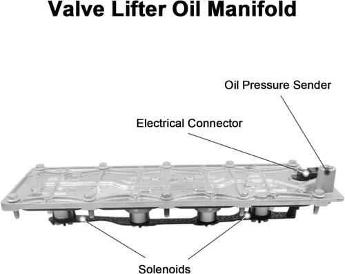 Miniatura 3 de 12571609 Colector de aceite del elevador de válvula solenoide de desactivación de cilindro compatible con Chevy Avalanche Express Silverado Suburban
