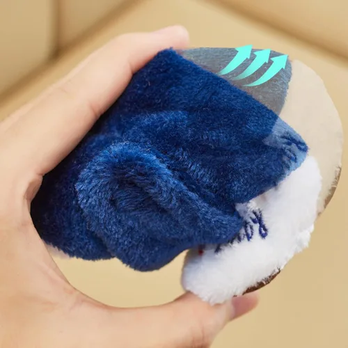 Miniatura 4 de Toddler Snow Boots Baby Girls Boys Booties Infant Winter Warm Crib Shoes Newborn First Walkers Fleece Prewalker Non-Slip