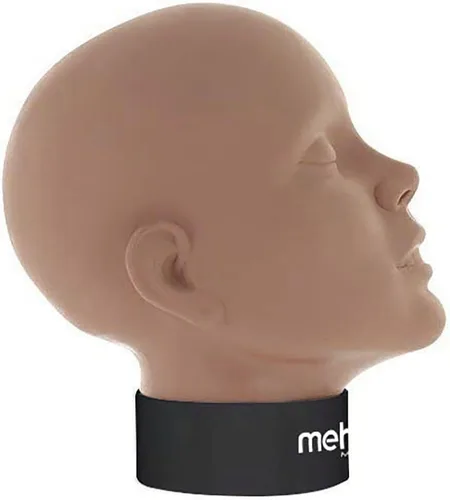 Miniatura 4 de Mehron Professional cara para práctica de maquillaje y pintura facial para estudiantes. Beige