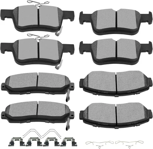 Miniatura 23 de D373 D374 SCITOO - Juego de pastillas de freno de disco para Honda Civic 1988-1989