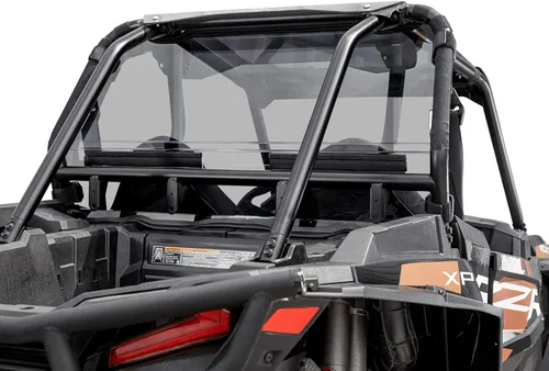Miniatura 9 de SuperATV - Parabrisas trasero para Polaris RZR XP 1000 (2014-2023) Fabricado en EE. UU. Hecho de policarbonato de 1/4" - 250 veces más fuerte