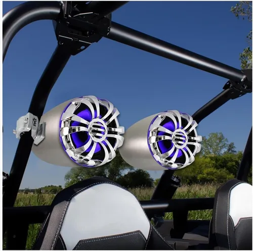 Miniatura 2 de Pyle Altavoces marinos – Torre de wakeboard con clasificación IP44 impermeable de 5.25 pulgadas y sistema de sonido estéreo de audio para exteriores
