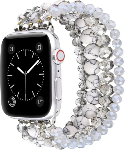 Miniatura 15 de CAGOS Bracelet Beaded Compatible with Apple Watch Band Series 11/10/9/8/7/6/5/4/3/2/1 SE 38mm 40mm 41mm 42mm 44mm 45mm 46mm, Cute Handmade Fashion