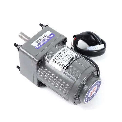 Miniatura 5 de 15W 10K AC110V 125 RPM Motor reductor de engranajes variable ajustable con controlador de velocidad para la industria