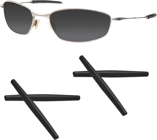 2 pares de calcetines de repuesto de silicona suave mejorados para gafas de sol Oakley Whisker, Juliet, Wiretap, OX3107 OX3093 OX5050 OX5072 OO4020