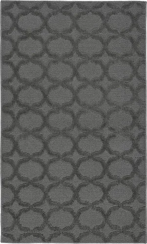 Miniatura 307 de Garland Rug Sparta - Alfombra antideslizante de polipropileno de 2 pies x 12 pies, color negro, ideal para salas de estar y pasillos, elegante