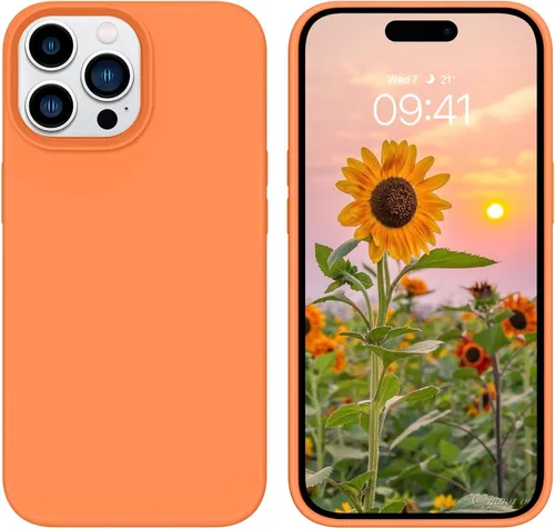 Miniatura 261 de GUAGUA Funda compatible con iPhone 17 Pro Max de 6.9 pulgadas, silicona líquida, goma de gel suave, delgada, forro de microfibra delgada