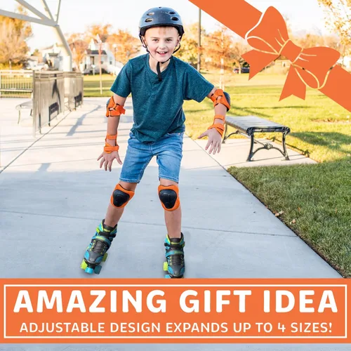 Miniatura 7 de XINO SPORTS Combo 2 en 1, Patines para niños Patines en línea - Patines intercambiables con luz LED para niños de 6 a 12 años, adolescentes y Negro