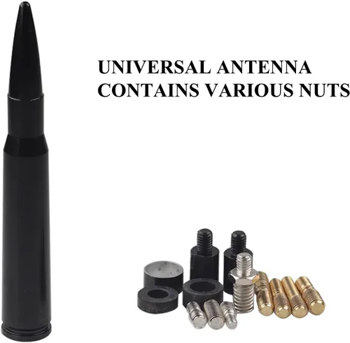 Miniatura 2 de Bullet - Antena universal compatible con Ford F150 250 Chevy Jepp Dodge Ram y más vehículos 1990-2023 para automóvil, camiones y SUV, accesorio