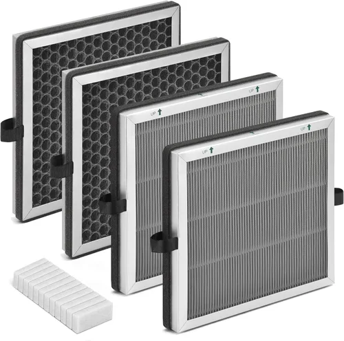 Miniatura 12 de JF 260 - Filtro de repuesto compatible con Jafanda Air Puri-fier Filter JF260, filtración de 3 etapas con H13 HEPA y carbón activado, apto