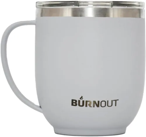 Miniatura 5 de BurnOut Taza reguladora de temperatura para el hogar y la oficina, 12 onzas, color negro, bebida ahora y tecnología Heat-Zorb