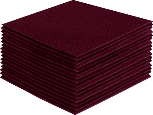 Miniatura 236 de FabricLA Hojas de fieltro acrílico para manualidades, cuadrados de fieltro precortados suaves de 4 x 4 pulgadas (3.9 in x 3.9 in), utiliza hojas