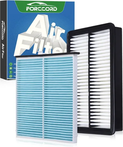 Miniatura 21 de Combo de Filtro de Aire de Cabina y Motor Forccord Compatible con Honda Civic 2016-2025 2026 2.0L, HR-V 2023-2026 2.0L Filtro de Cabina de Carbón