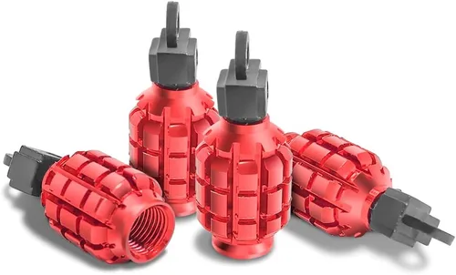 Miniatura 9 de 4 PCS tapones para válvula de neumático de automóvil, herméticos y antioxidantes, universales para la mayoría de automóviles, vehículos, bicicletas