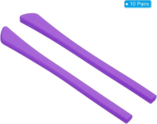 Miniatura 3 de PATIKIL Puntas de extremo para gafas, gafas antideslizantes para orejas, piezas de calcetín de tubo de silicona para patas cuadradas de metal fino, 2