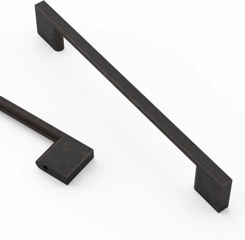 Miniatura 48 de Asidrama - Paquete de 10 manijas de gabinete de cocina de oro cepillado de 3 pulgadas (76mm), tiradores de gabinete, herrajes para gabinete