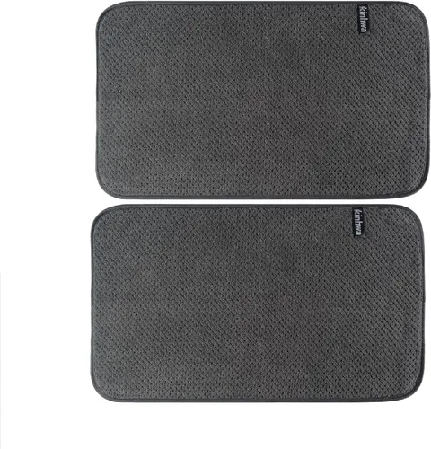 Miniatura 10 de KinHwa Toallas de mano de microfibra para baño, toallas faciales suaves y absorbentes, toallas de mano grises para baño, paños de lavado para spa