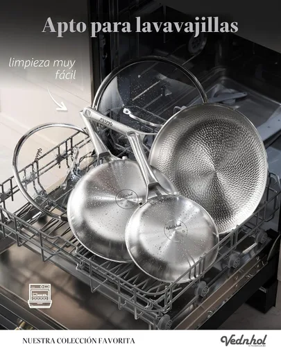 Miniatura 6 de Sartén de titanio, sartén profesional martillada de titanio puro de 12 pulgadas con tapa, sartén no tóxica para cocinar, utensilios de cocina sin