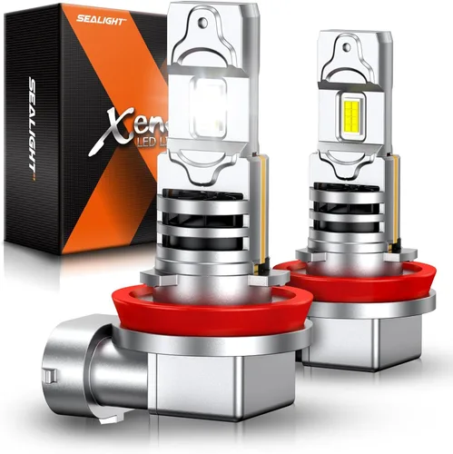 Miniatura 13 de SEALIGHT Bombillas LED 9005 H11, L2 HB3 H8 H9 24,000LM Super Brightness 6000K Bombillas blancas frías, IP68 impermeable, Plug and Play, ventilador