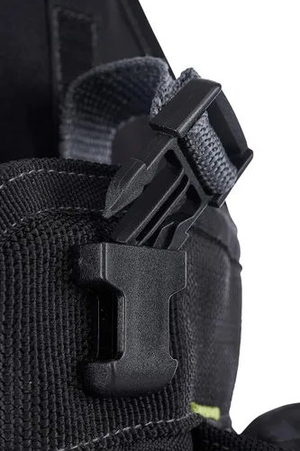 Miniatura 7 de AWP Bolsa de herramientas para electricista, organizador de bolsa de utilidad multibolsillos premium profesional, resistente de cuero