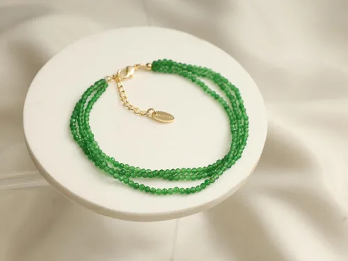 Miniatura 67 de Gempires Natural Multi Strand Beaded Bracelets Lightweight Handmade Gemstone Jewelry Hypoallergenic 8 Inch Gold Plated Stylish Everyday Wear Jewelry