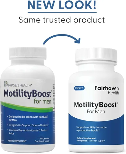 Miniatura 9 de Fairhaven Health FertilAid para hombres, MotilityBoost y Countboost Combo Suplementos de fertilidad para hombres Suplemento de fertilidad