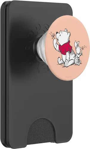 Miniatura 7 de Disney Winnie the Pooh and Piglet PopSockets PopSockets estándar de diente de león rosa