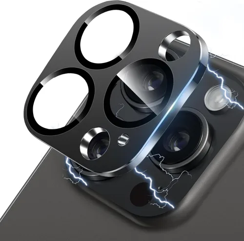 Miniatura 126 de Protector de lente de cámara diseñado para iPhone 12 Pro Max, con diamantes de imitación 3D con diamantes de imitación 9H, vidrio templado, Rosado