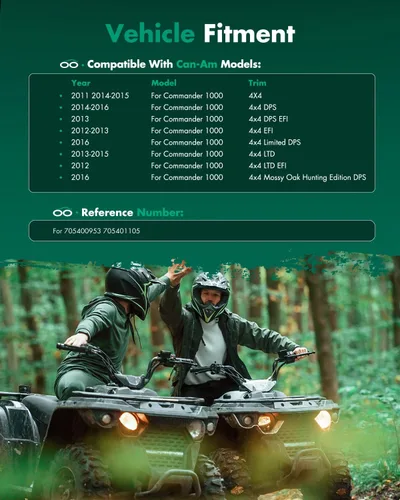 Miniatura 2 de SCITOO 705400953,705401105 Eje CV delantero izquierdo para 2011-2016 para Can-Am Commander 1000 2011 2014-2015 para Can-Am Commander 800 2011-2013