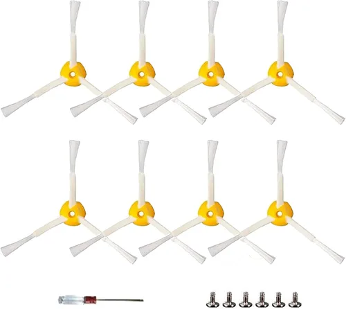 Paquete de 8 cepillos laterales de repuesto para IRobot Roomba 600 700 800 900 Series 960 980 985 860 870 877 880 890 891 895 805 761 770 780 790