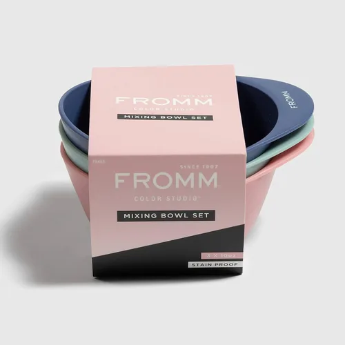 Miniatura 5 de Fromm Color Studio - Cuencos para mezclar color de cabello, tinte para el cabello, blanqueador y tratamientos con base de goma a prueba de derrames