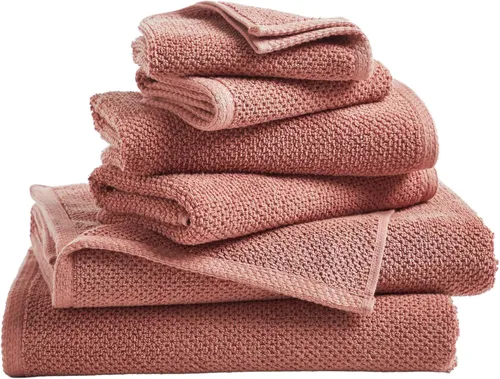 Miniatura 28 de Great Bay Home Toalla de baño blanca – Toalla de baño de gran tamaño 100% algodón de 68 x 35 pulgadas – Absorbente, de secado rápido, toalla de baño