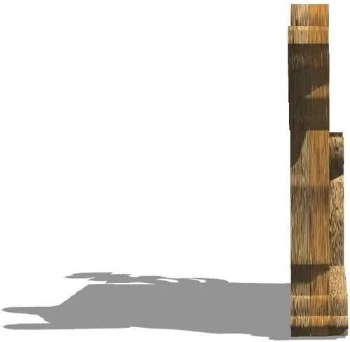 Miniatura 2 de Imán del Parque Nacional de Redwood de los E.E.U.U. Imán del refrigerador de madera 3D, monumentos de viaje, coleccionables, recuerdos, decoración