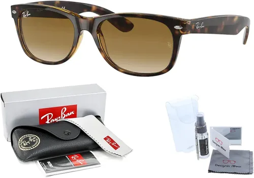 Miniatura 2 de Ray-Ban RB2132 NEW WAYFARER - Gafas de sol para hombres y mujeres + paquete con kit de cuidado de gafas de cortesía de diseñador iWear