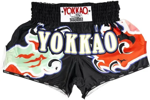 YOKKAO Pantalones cortos de boxeo Muay Thai para hombres y mujeres Pantalones cortos de satén premium para atletas Ideal para entrenamiento y