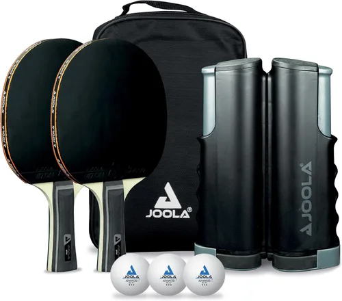 Miniatura 9 de JOOLA Red retráctil de ping pong con abrazaderas – Red de tenis de mesa se estira 5.75 pies – Abrazaderas en la mesa de hasta 2 pulgadas de grosor