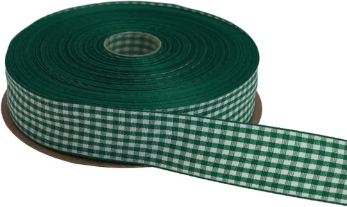 Miniatura 7 de Cinta a cuadros de 50 yardas cada rollo 100% poliéster con borde tejido (1/1-2 pulgadas x 50 yardas, negro)
